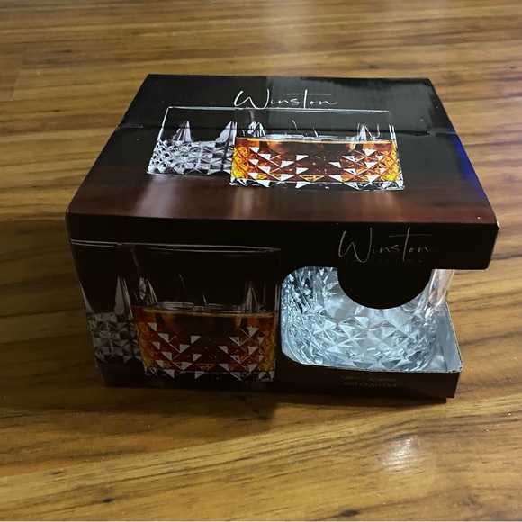 Circleware Winston Collection Double Glass Old Fashioned 4 Piece Set 12 Ounces - Picture 3 of 15